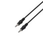 Cable Estéreo Aisens A128-0144- Jack 3-5 Macho - Jack 3-5 Macho- Hasta 0-1W- 10m- Negro
