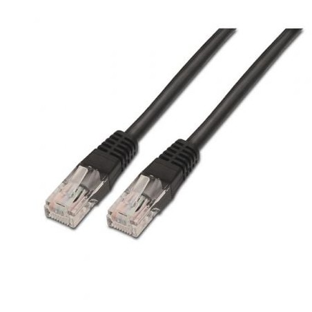 Cable de Red RJ45 UTP Aisens A133-0202 Cat-5e- 50cm- Negro