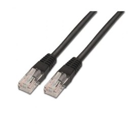 Cable de Red RJ45 UTP Aisens A133-0203 Cat-5e- 1m- Negro