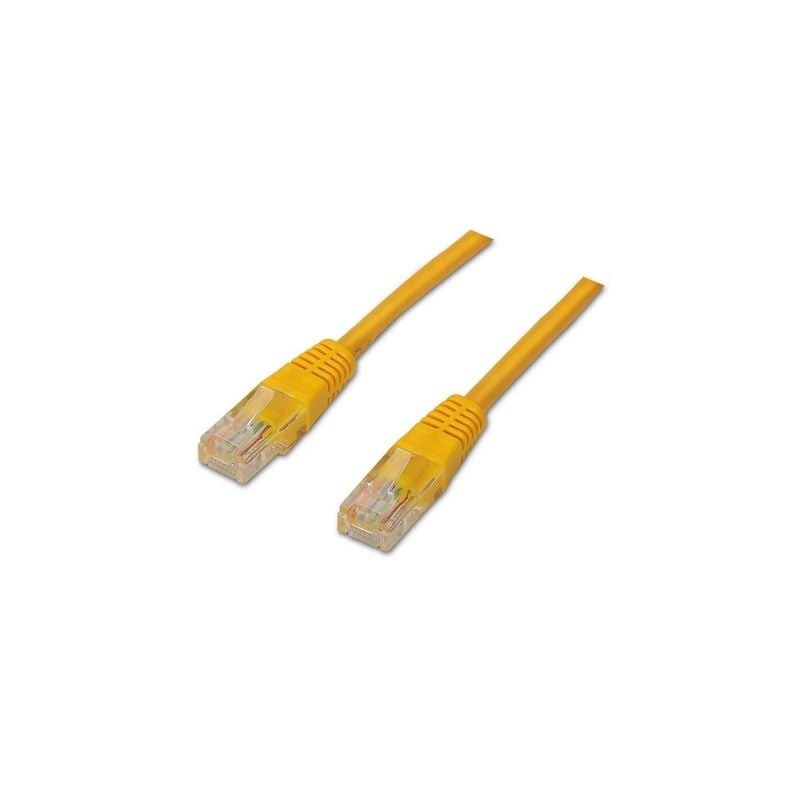 Cable de Red RJ45 UTP Aisens A135-0255 Cat-6- 2m- Amarillo