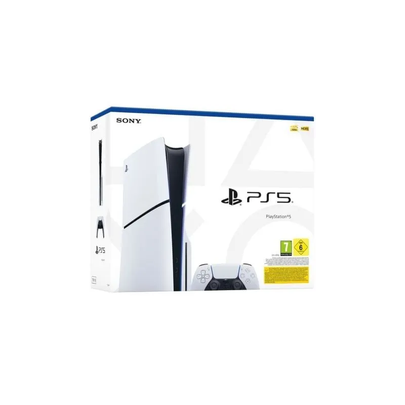 Consola Sony Playstation 5 - PS5 Slim Estándar 1TB- Incluye Mando Dual Sense y Juego Preinstalado ASTRO's PLAYROOM- Chassis D
