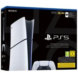 Consola Sony Playstation 5 - PS5 Slim Digital 825GB- Incluye Mando Dual Sense- Chassis E