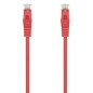 Cable de Red RJ45 AWG24 UTP Aisens A145-0559 Cat-6A- LSZH- 1m- Rojo
