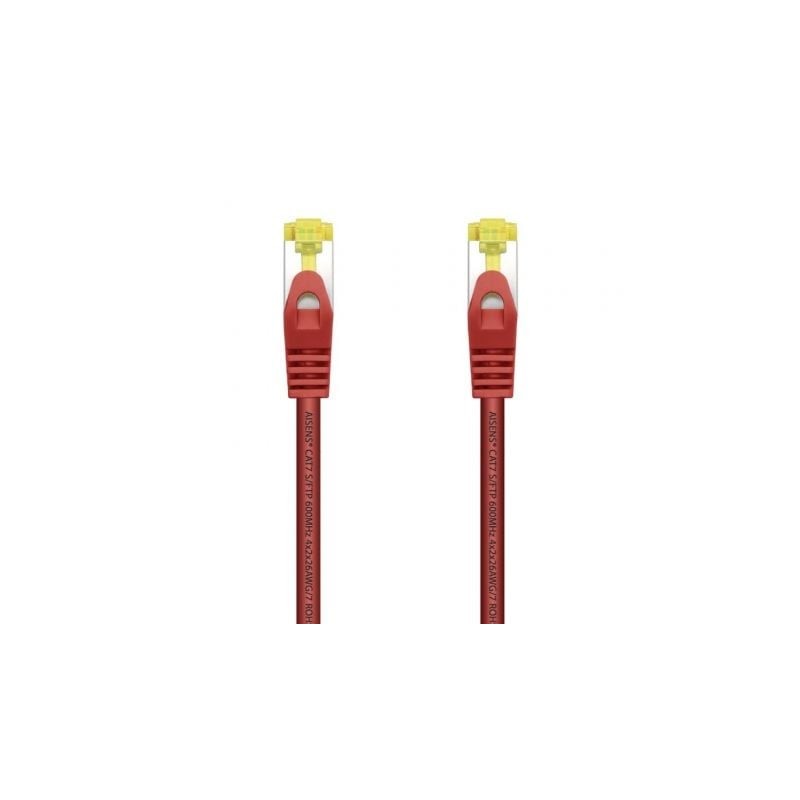 Cable de Red RJ45 SFTP Aisens A146-0468 Cat-7- 25cm- Rojo