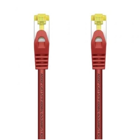 Cable de Red RJ45 SFTP Aisens A146-0468 Cat-7- 25cm- Rojo