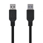 Cable USB 3-0 Aisens A105-0446- USB Macho - USB Macho- 1m- Negro