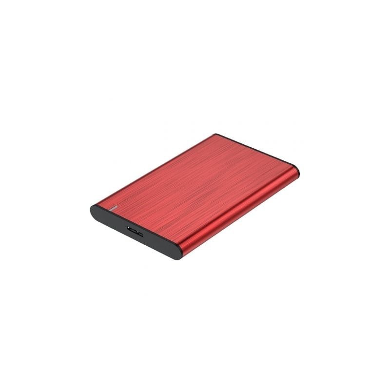 Caja Externa para Disco Duro de 2-5" Aisens ASE-2525RED- USB 3-1- Sin tornillos