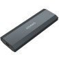 Caja Externa para Disco SSD M-2 SATA-NVMe Aisens ASM2-018GR- USB 3-1- Sin tornillos