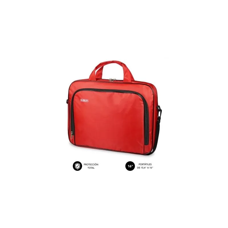 Maletin subblim oxford portatil 15-4 pulgadas - 16 pulgadas rojo