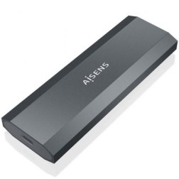 Caja Externa para Disco SSD M-2 NGFF Aisens ASM2-029GR- USB 3-2- Sin tornillos