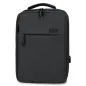 Mochila Subblim Traveller Airpadding Backpack para Portátiles hasta 15-6"- Puerto USB- Gris