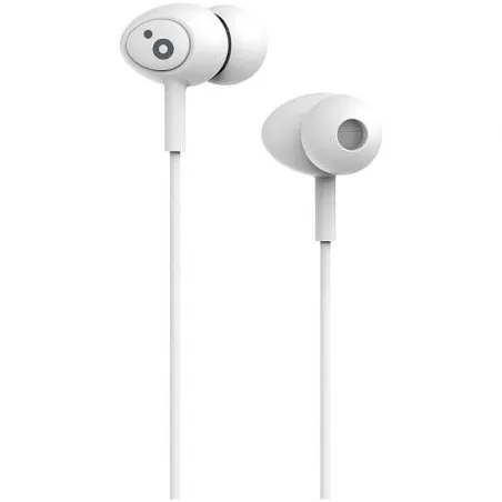 Auriculares Intrauditivos Sunstech Pops- con Micrófono- Jack 3-5- Blancos