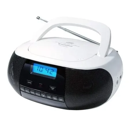 Radio CD Sunstech CRUSM400WT- con Cable- Blanca