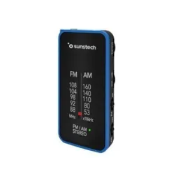 Radio Portátil Sunstech RPC6BL- a Pilas- Azul