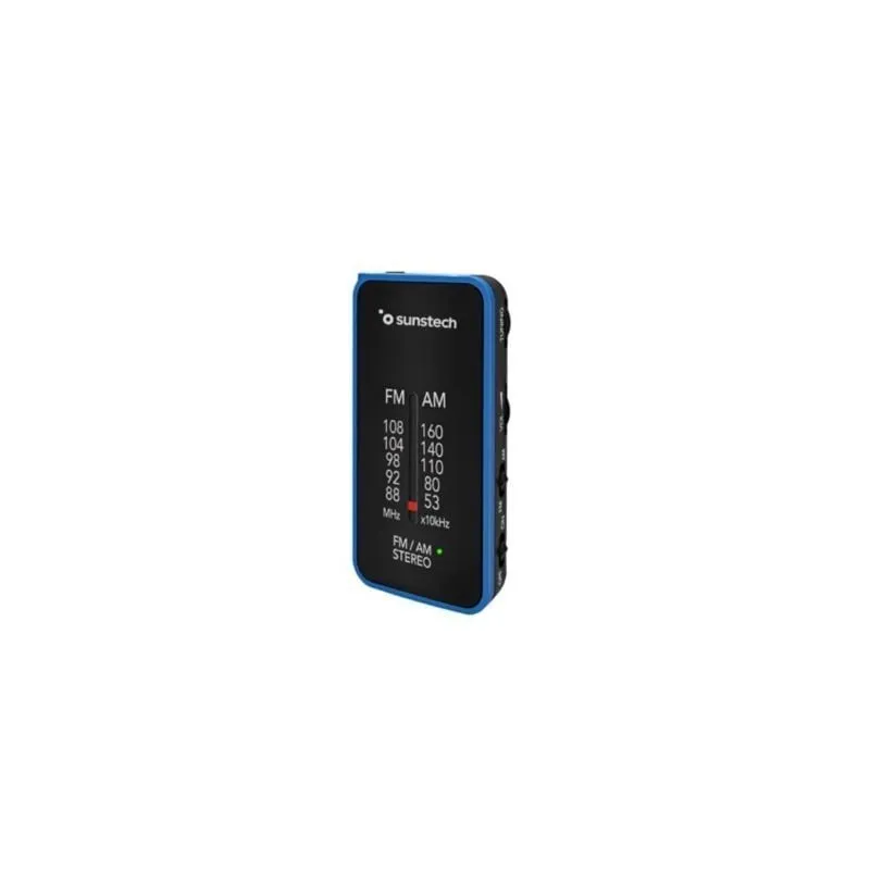 Radio Portátil Sunstech RPC6BL- a Pilas- Azul