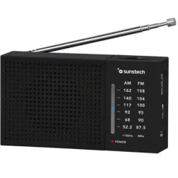 Radio Portátil Sunstech RPS412- Negra