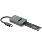 Dock USB Tipo-C para SSD M2 SATA-NVMe NGFF Aisens ASUC-M2D012-GR- Gris