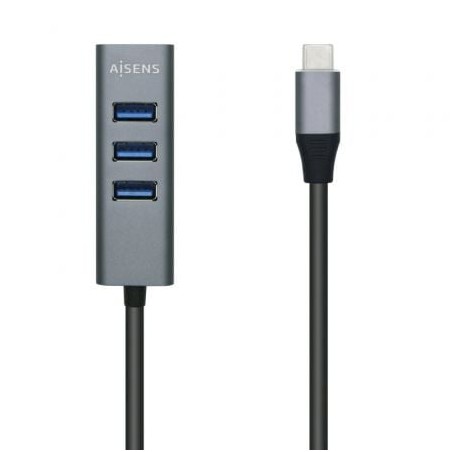 Hub USB Tipo-C Aisens A109-0508- 4xUSB