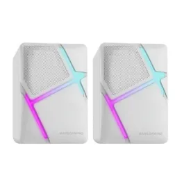 Altavoces Mars Gaming MS-H- 10W- 2-0- Blancos