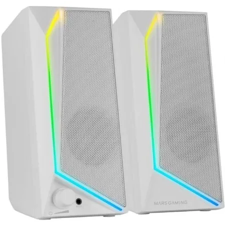 Altavoces Mars Gaming MS72- 15W- 2-0- Blancos