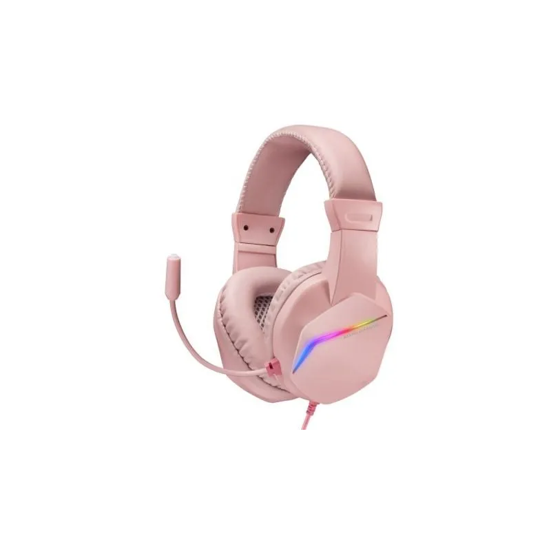 Auriculares Gaming con Micrófono Mars Gaming MH122- Jack 3-5- Rosas