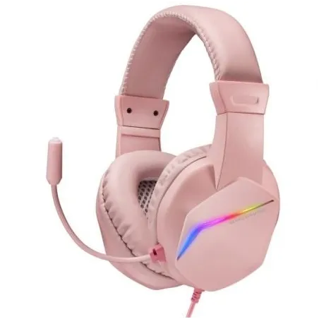 Auriculares Gaming con Micrófono Mars Gaming MH122- Jack 3-5- Rosas