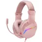Auriculares Gaming con Micrófono Mars Gaming MH122- Jack 3-5- Rosas