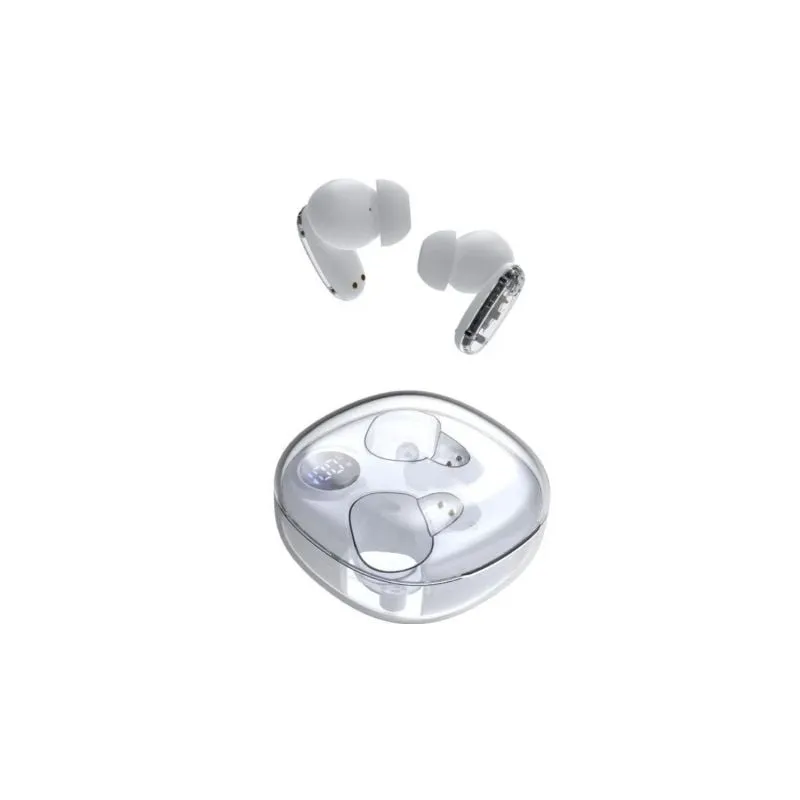 Auriculares Bluetooth Mars Gaming MHIB2 con estuche de carga- Autonomía 7h- Blancos