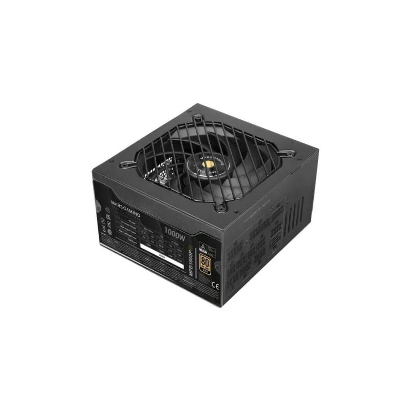Fuente de Alimentación Mars Gaming MPB1000PSI- 1000W- Ventilador 14cm- 80 Plus Gold