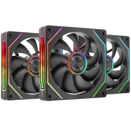 Pack 3 Ventiladores Mars Gaming MF-LINKFINITYKIT2- 12cm- ARGB