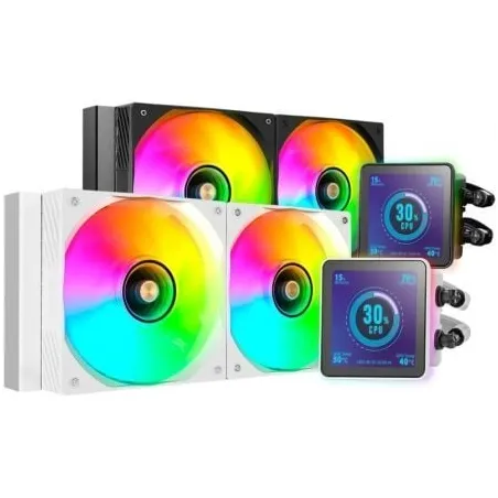 Sistema de Refrigeración Líquida Mars Gaming ML-VISIONPRO240- Blanco