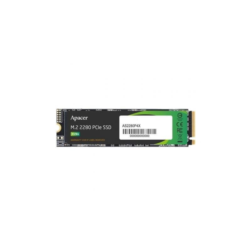 Disco SSD Apacer AS2280P4X 512GB- M-2 2280 PCIe- Full Capacity