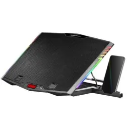 Soporte Refrigerante Mars Gaming MNBC5 para Portátiles hasta 17-3"- Iluminación LED