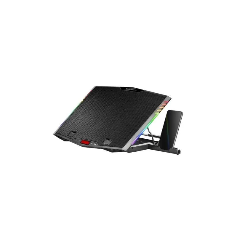 Soporte Refrigerante Mars Gaming MNBC5 para Portátiles hasta 17-3"- Iluminación LED