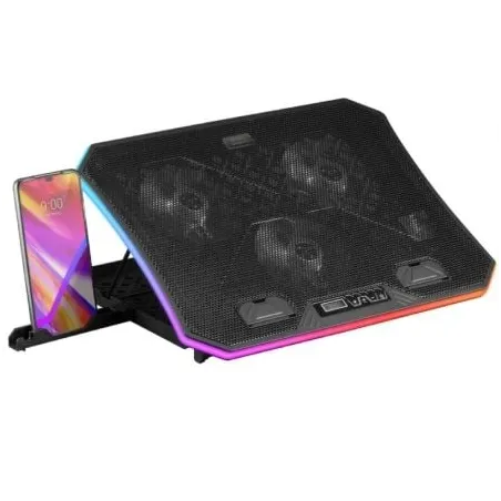 Soporte Refrigerante Mars Gaming MNBC6 para Portátiles hasta 19"- Iluminación LED
