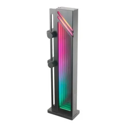 Soporte para Tarjeta Gráfica ARGB Mars Gaming MCA-GCB- Compatibilidad Universal- Negro
