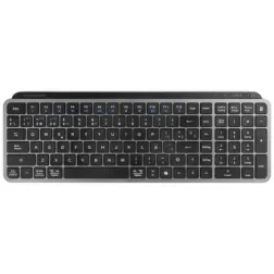 Teclado Compacto Inalámbrico por Bluetooth Mars Gaming MK-SILENKEYS- Negro