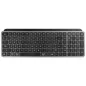 Teclado Compacto Inalámbrico por Bluetooth Mars Gaming MK-SILENKEYS- Negro