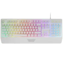 Teclado Gaming SemiMecánico Mars Gaming MK124- Blanco