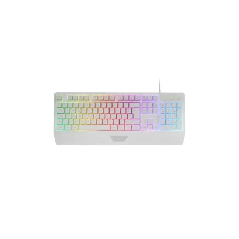 Teclado Gaming SemiMecánico Mars Gaming MK124- Blanco