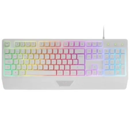 Teclado Gaming SemiMecánico Mars Gaming MK124- Blanco
