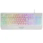 Teclado Gaming SemiMecánico Mars Gaming MK124- Blanco