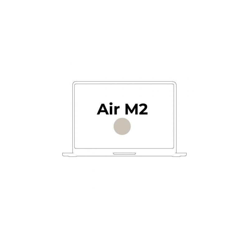 Apple Macbook Air 13-6"- M2 8-Core CPU- 8GB- 256GB SSD- 8-Core GPU- Blanco Estrella