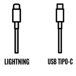 Cable de Carga Apple de conector USB Tipo-C a Lightning- 2m