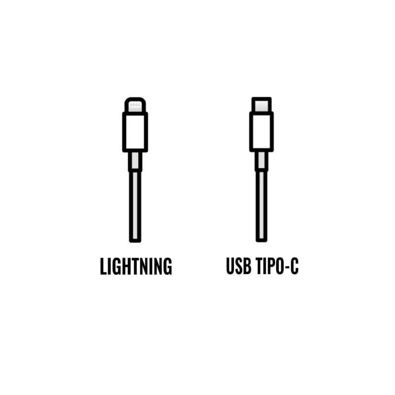 Cable de Carga Apple de conector USB Tipo-C a Lightning- 2m