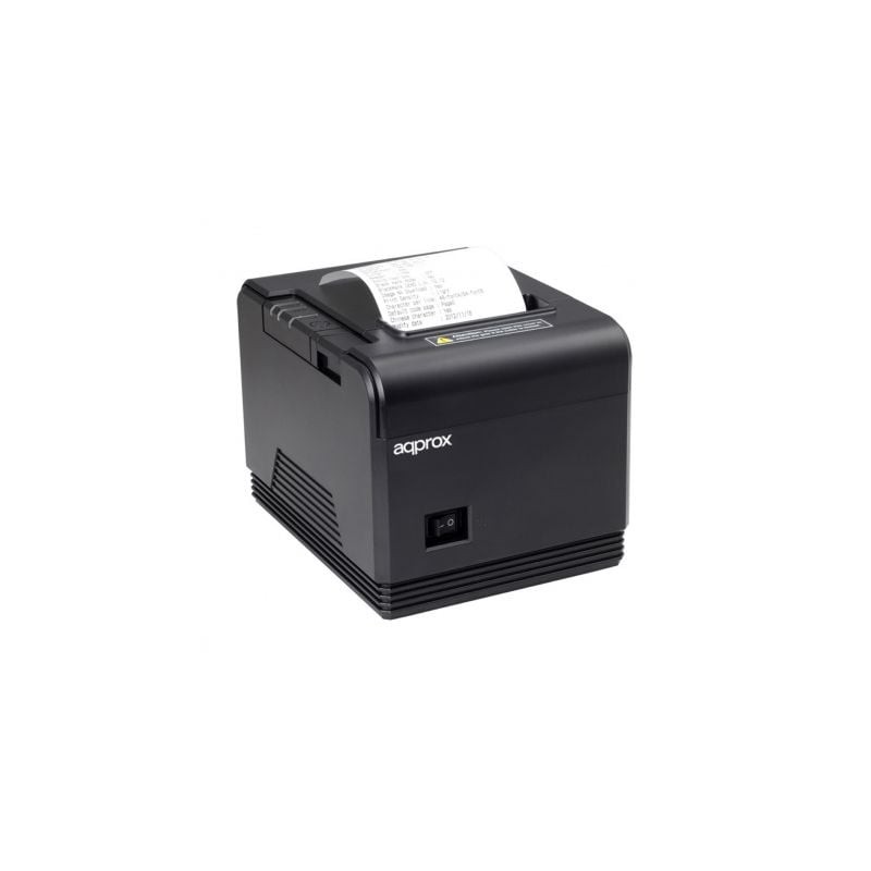 Impresora de Tickets Approx appPOS80AM- Térmica- Ancho papel 80mm- USB-RS232- Negra