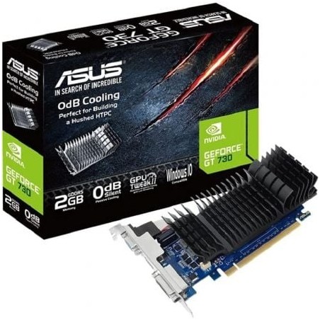 Tarjeta Gráfica Asus GeForce GT 730- 2GB GDDR5