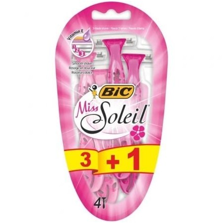 Cuchilla de Depilar Bic Miss Soleil - 4 uds