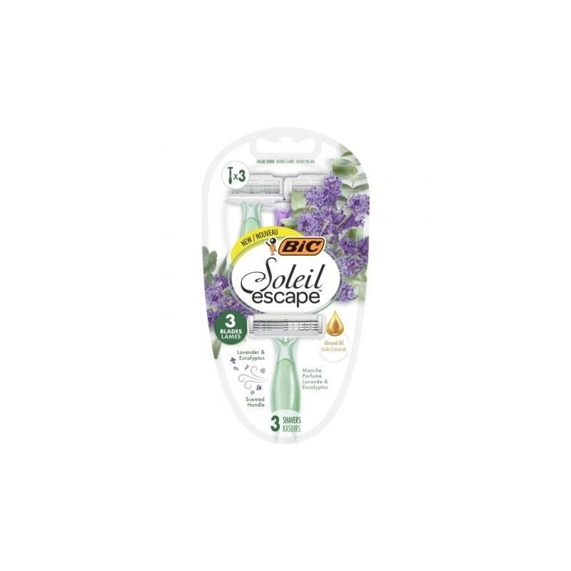 Cuchilla de Depilar Bic Soleil Escape- 3 uds