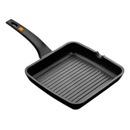 Grill Bra Efficient A271428- Ø28cm- Aluminio Fundido- Apto para Inducción